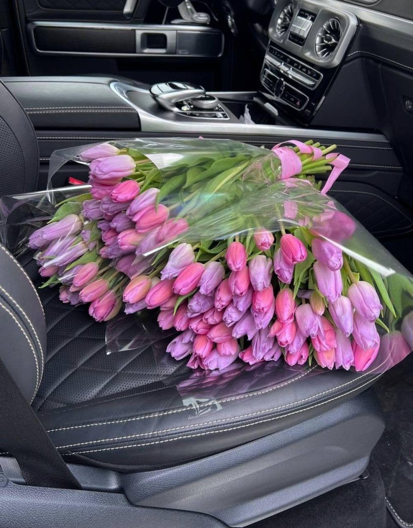 Цветы букет тюльпанов