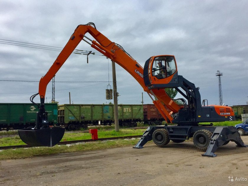 Экскаватор-перегружатель колесный e230wh