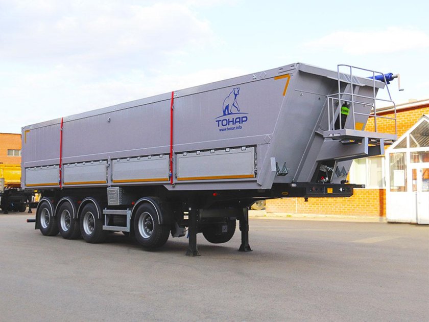 Тонар 9599 полуприцеп зерновоз