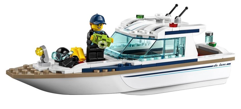 Конструктор LEGO City 60221 яхта для дайвинга