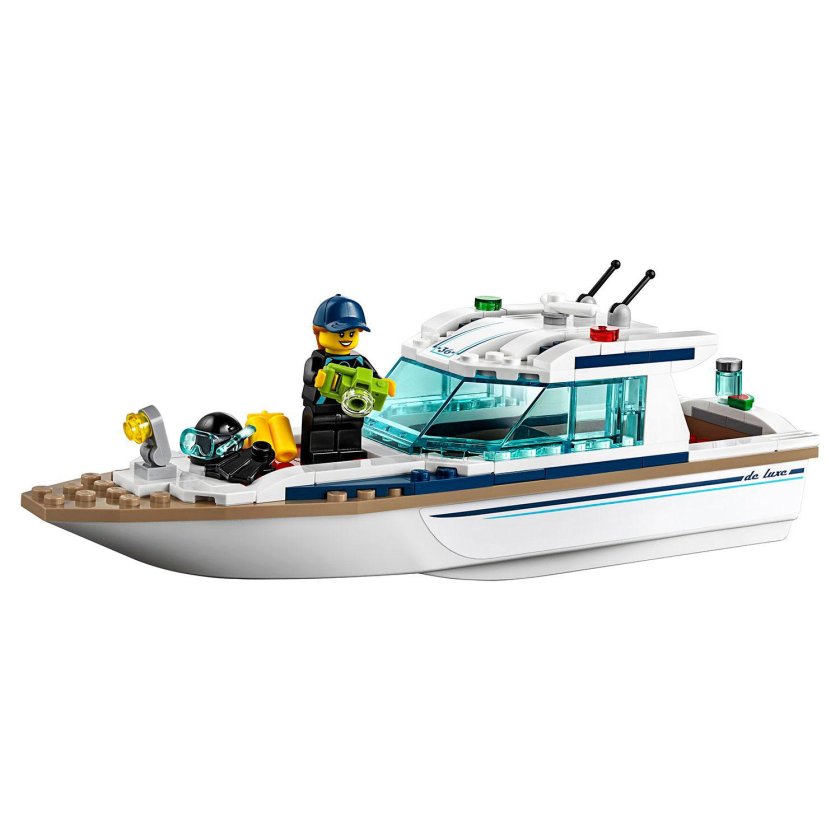 Конструктор LEGO City 60221 яхта для дайвинга