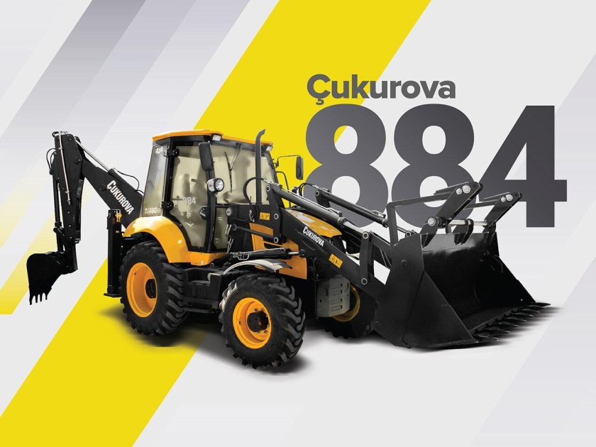 Cukurova 884 экскаватор погрузчик