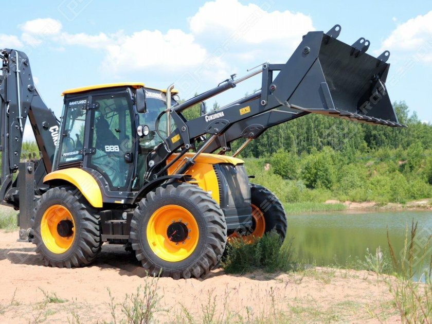 Cukurova 884 экскаватор погрузчик