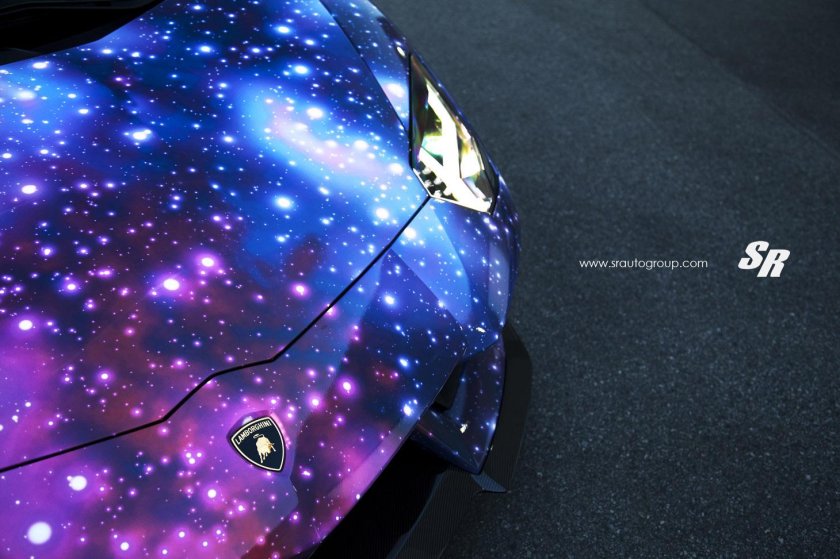 Ламборгини авентадор цвет космос