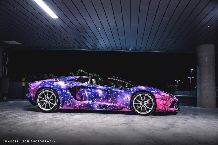 Ламборгини авентадор цвет космос