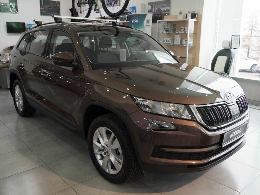 Шкода Кодиак коричневый