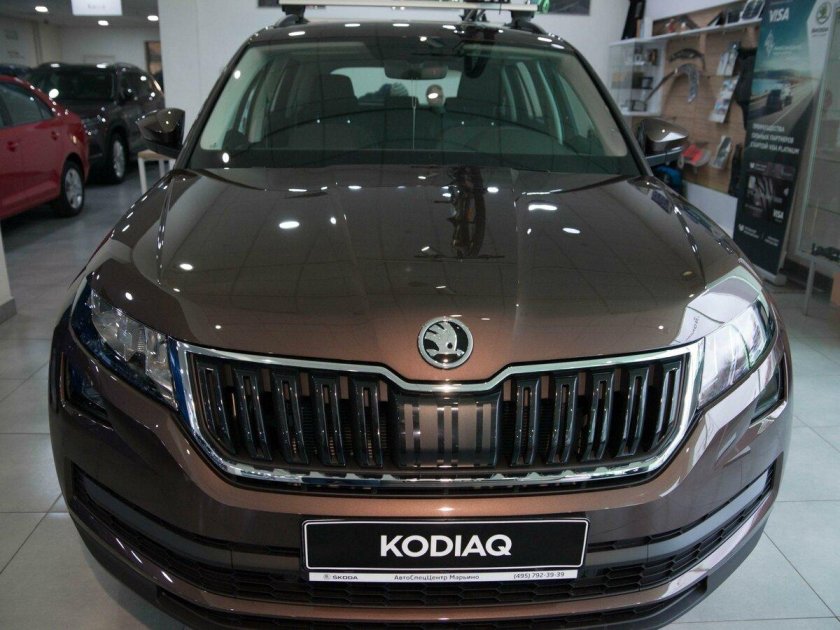 Шкода Кодиак 2019 коричневый