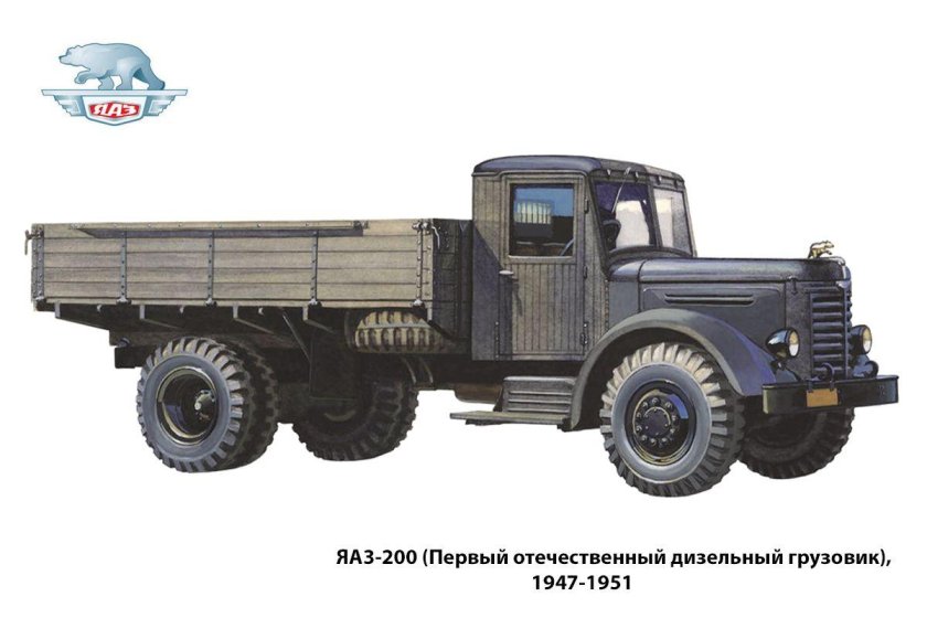 ЯАЗ-200 грузовой автомобиль