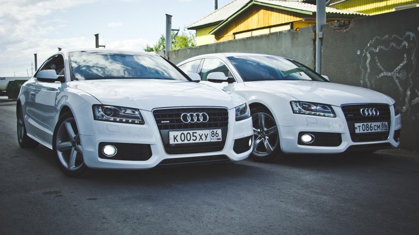 Audi a5 белая