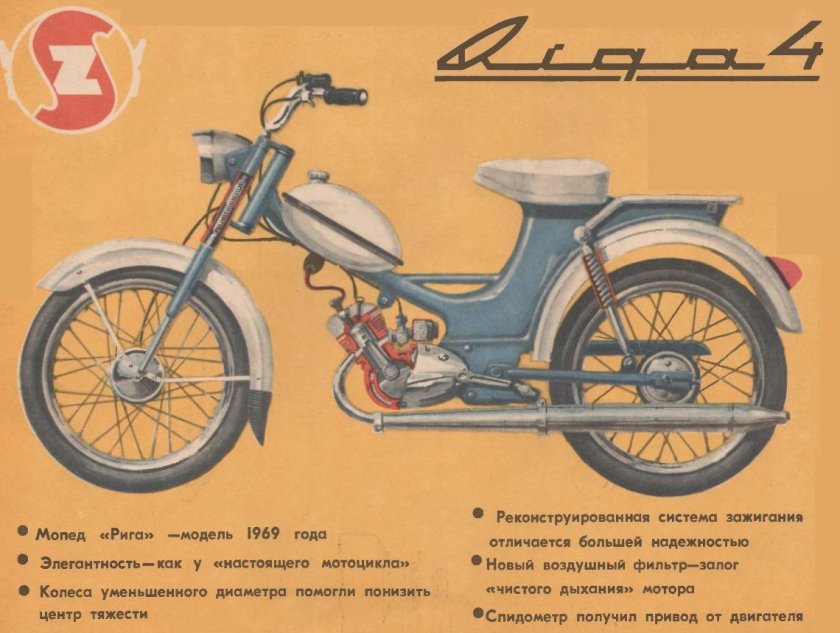 Мопед Рига 4 СССР