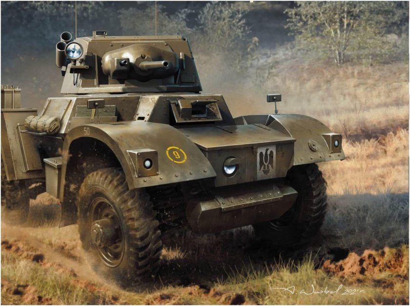 Британский бронеавтомобиль даймлер мк-1