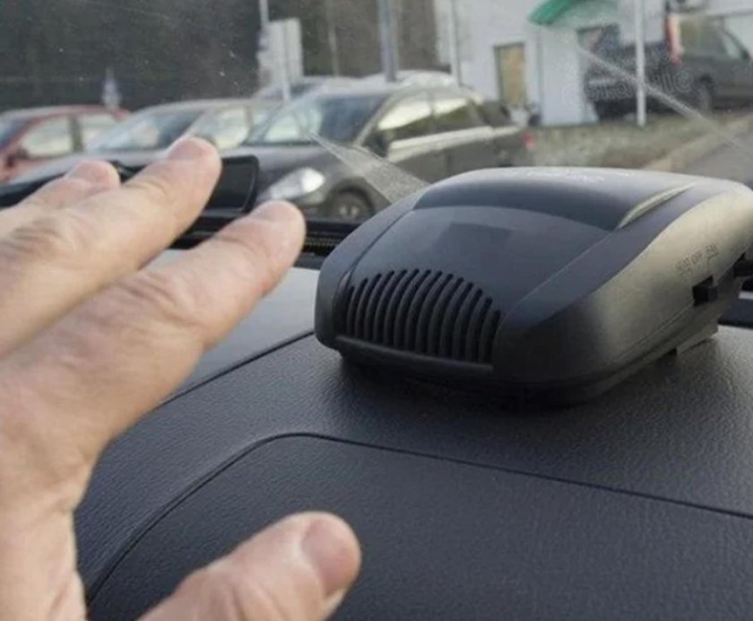 Автомобильный обогреватель салона от прикуривателя 12v