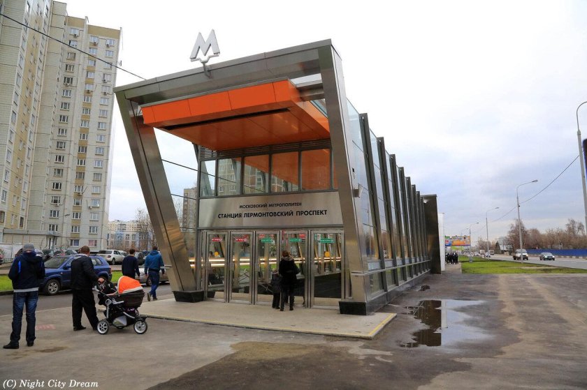 Станция метро Лермонтовский проспект