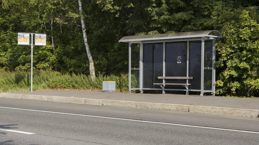 Дорога с остановкой