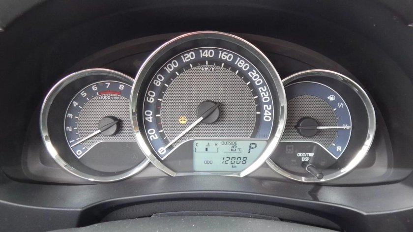 Приборная панель Toyota Corolla 2014