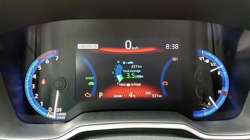 Цифровая приборная панель Тойота Королла 150