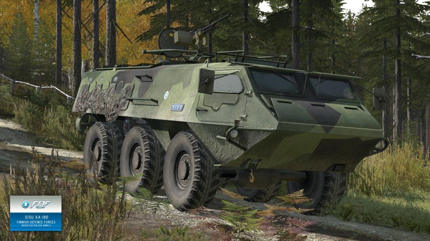 Финский БТР sisu xa-180