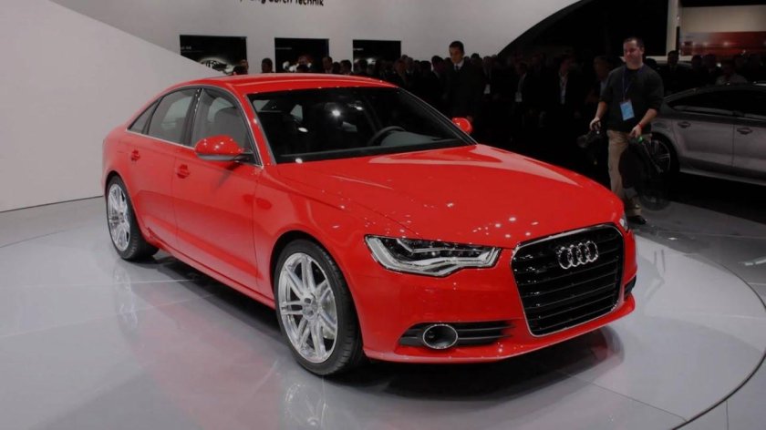 Ауди а6 красная