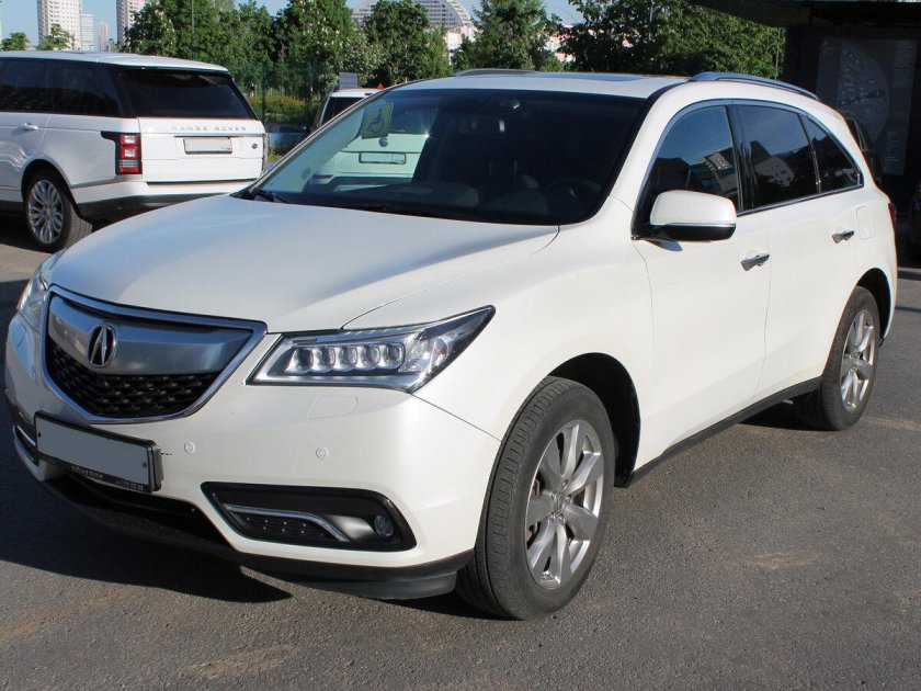 Акура МДХ 2014 белая