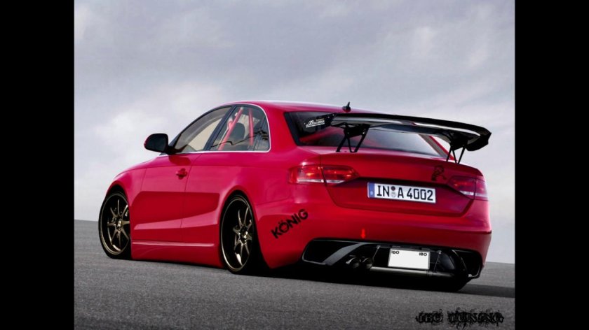 Тюнингованный Ауди а4