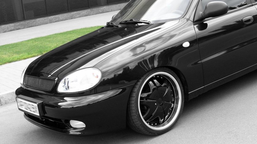 Chevrolet lanos Tuning Black