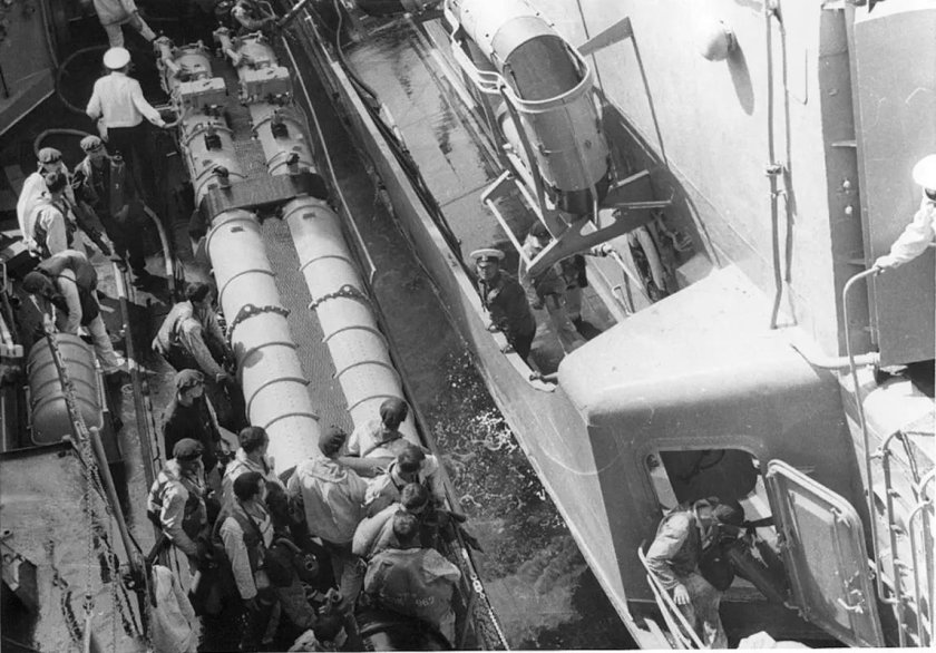 Гибель БПК отважный 30.08.1974