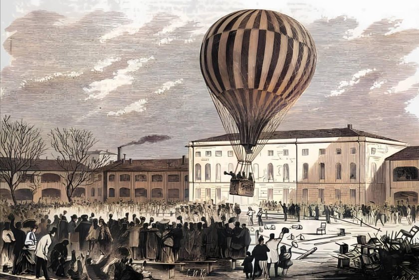 Андре Жак Гарнерен воздушный шар