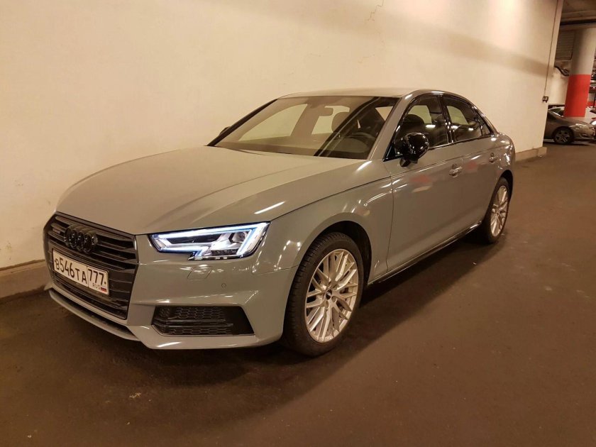 Audi a4 b9 серый