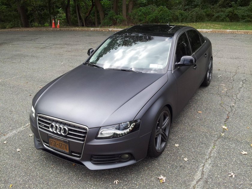 Темно серый пластидип Audi a6