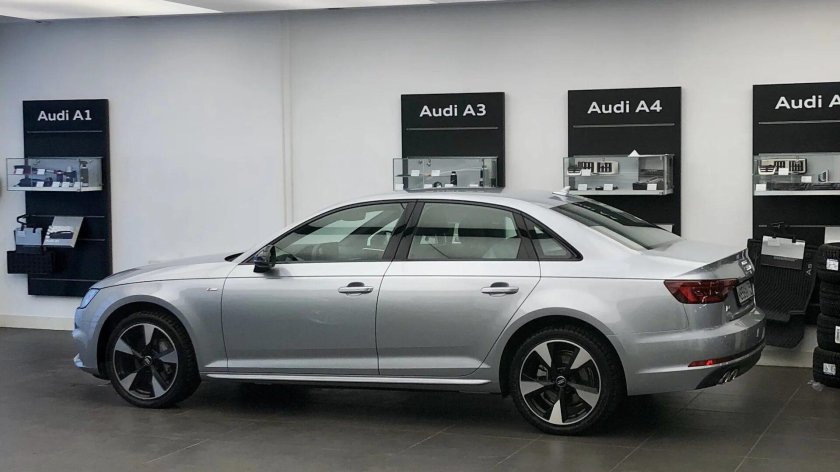 Audi a4 b9 серый