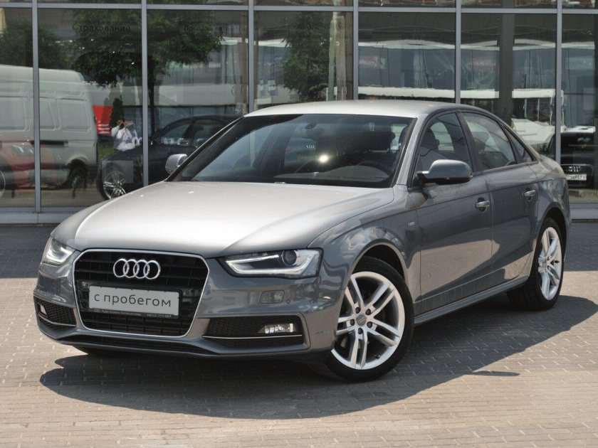 Audi a4 b8 серая