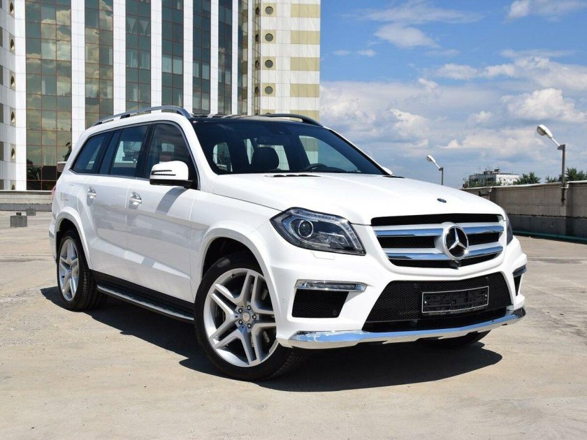 Мерседес gl 350 белый