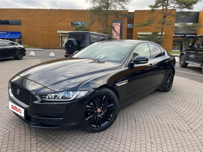 Jaguar xf 2008 черный