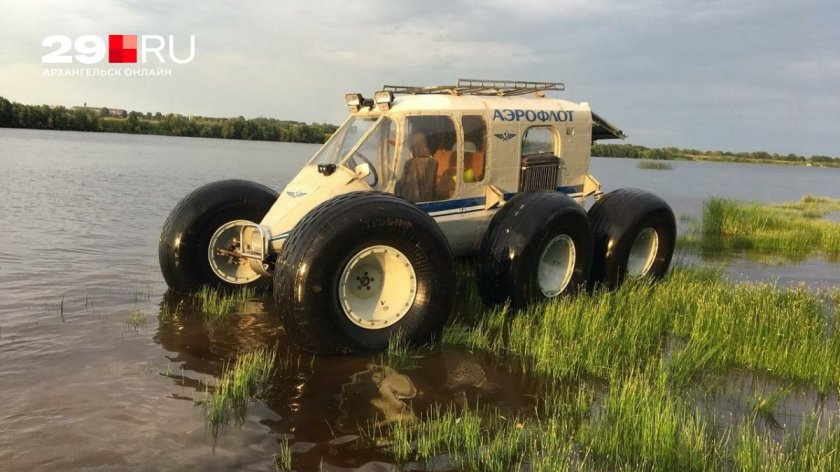 Колесный вездеход 6х6