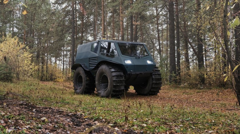 Вездеход на шинах низкого давления