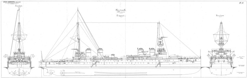 Броненосный крейсер Леон Гамбетта