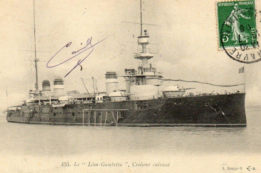 Броненосные крейсера Франции Леон Гамбетта