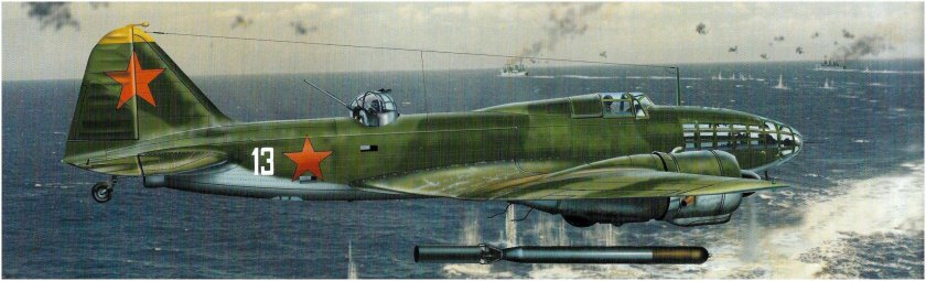 Самолёт ил-4 торпедоносец