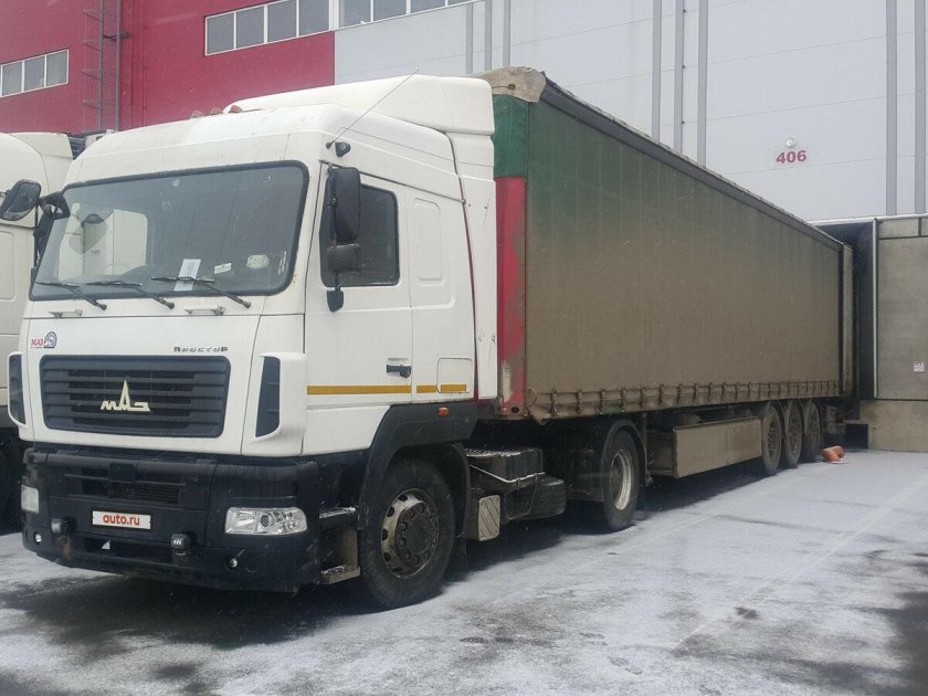 МАЗ 5440 белый