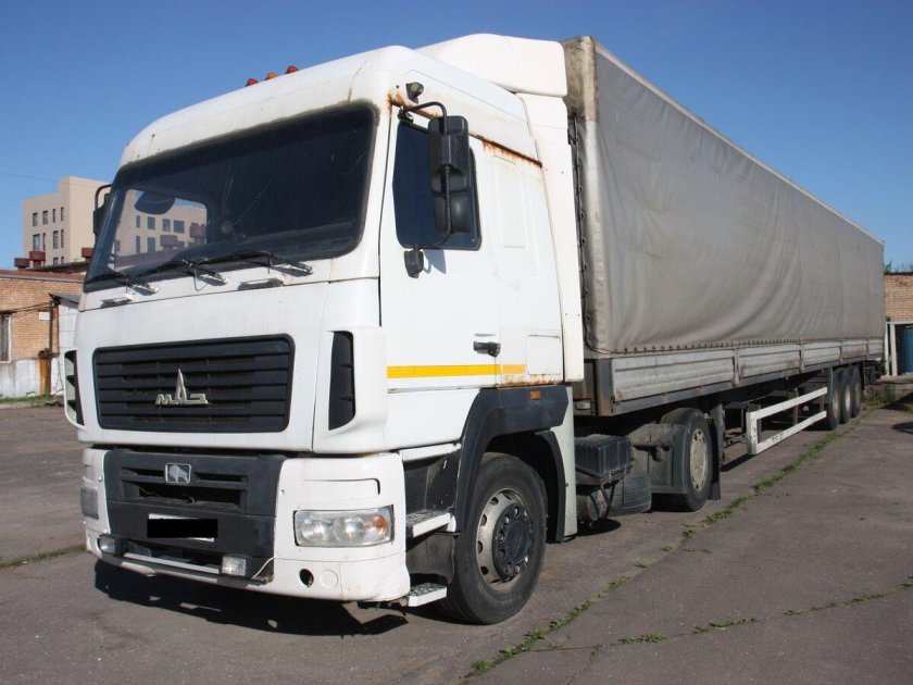 МАЗ 5440 белый