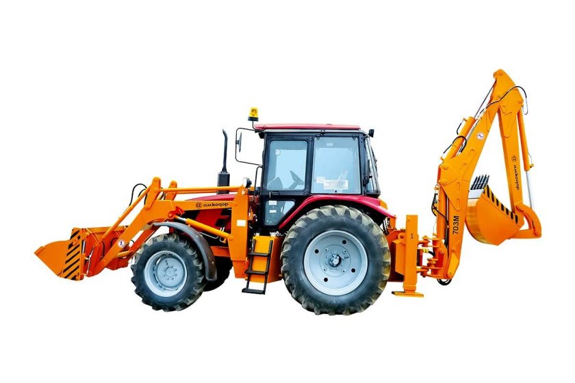 Экскаватор-погрузчик Амкодор 703м