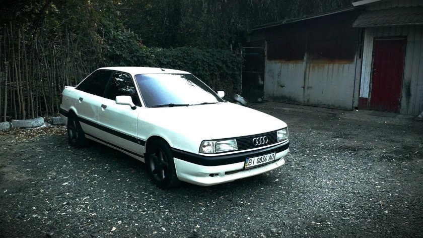 Ауди 80 б 3 белая