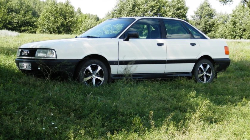 Audi 80 b3 белая