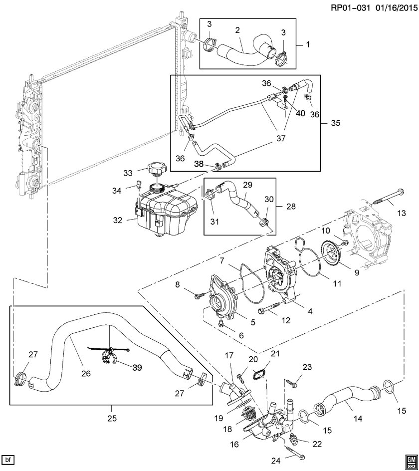 Система охлаждения Орландо 1.8