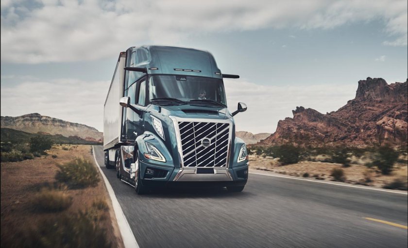 Новый грузовик вольво