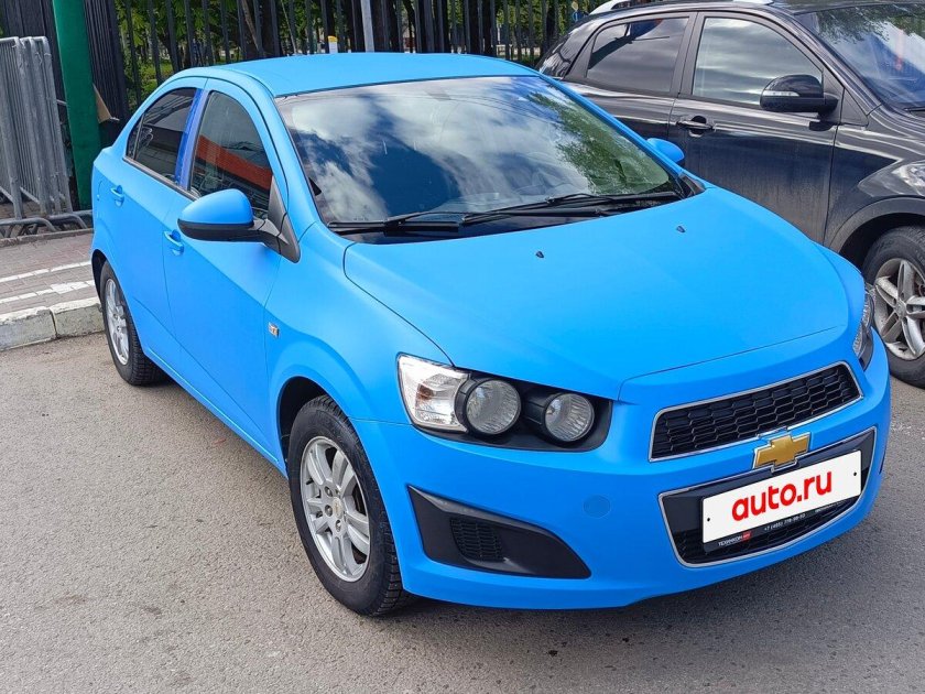 Шевроле авео 2013 синий