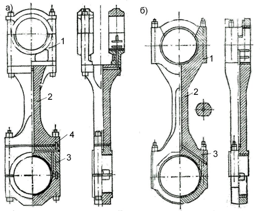 Мотылевый подшипник судового дизеля