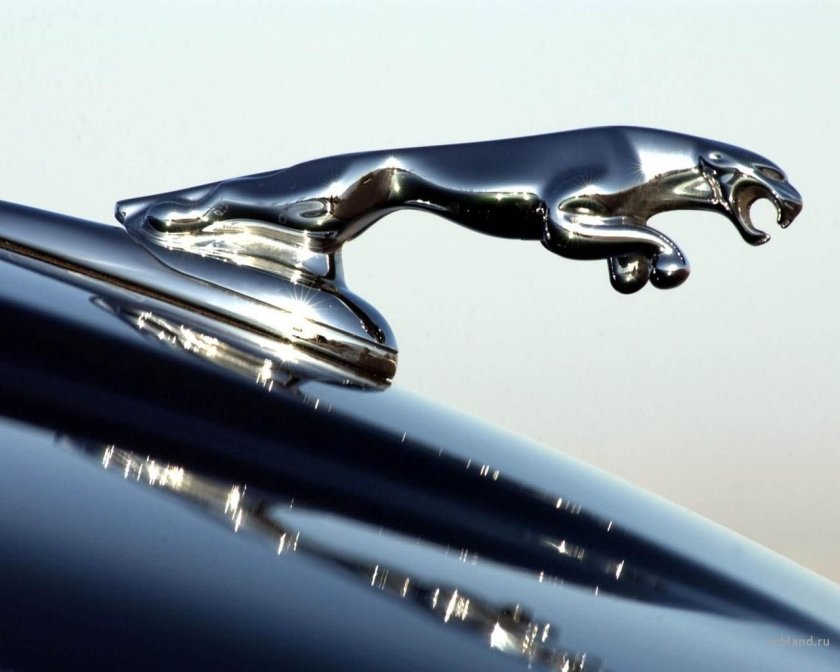 Ягуар шильдик на капоте