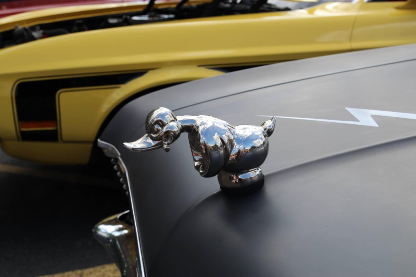 Квентин Тарантино утка на капоте