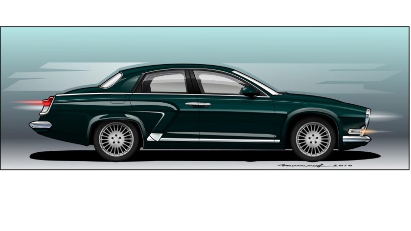 Новый седан Волга ГАЗ-24 2022-2023